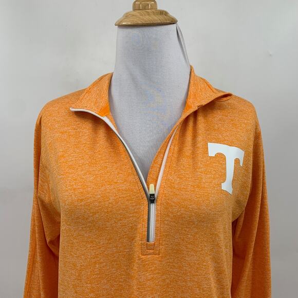 Nike Top Womens M Medium Orange Dri Fit Element Half Zip Tennessee Volunteers - Picture 3 of 14